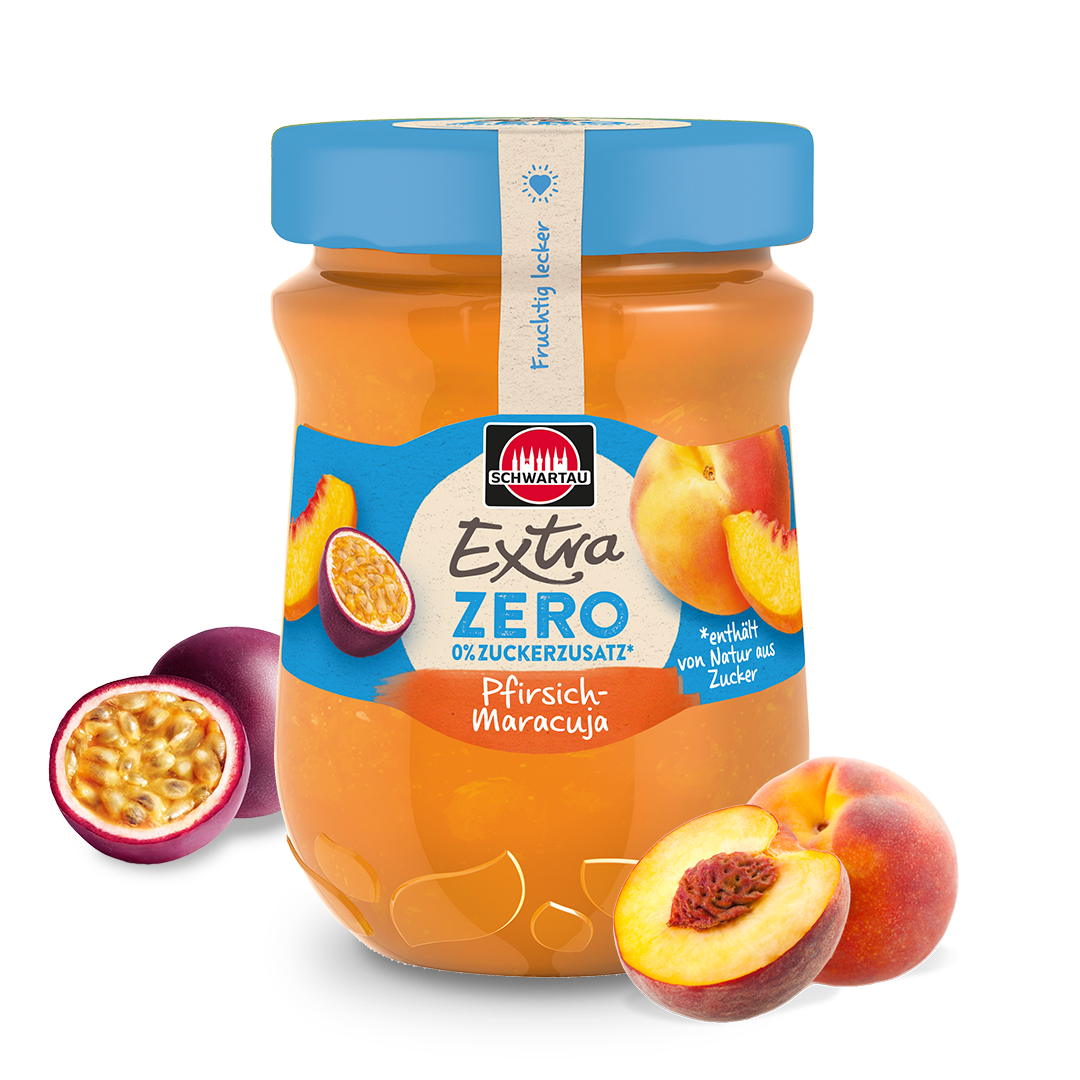 Schwartau Extra Zero Broskyňa-Marakuja