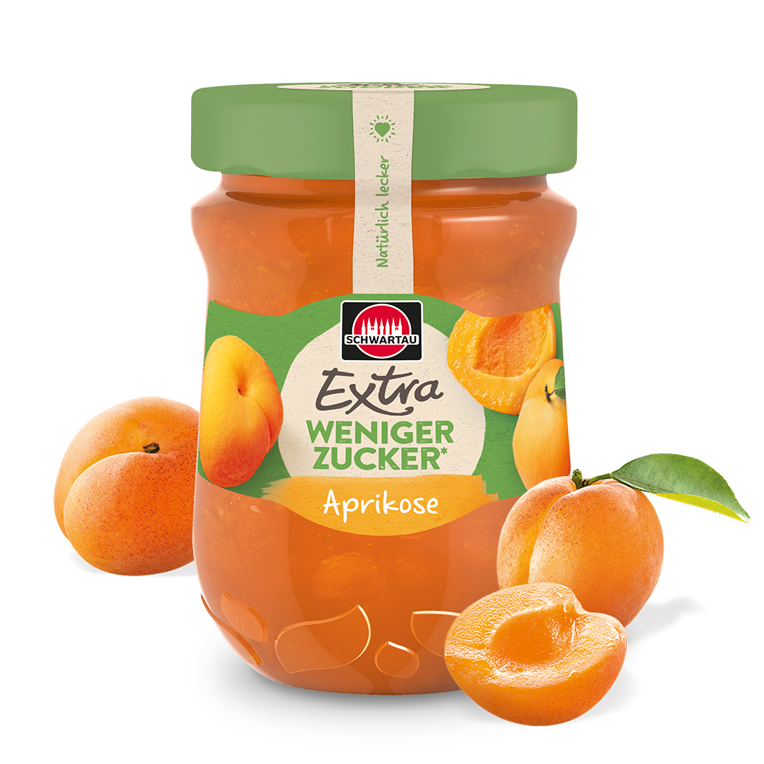 Schwartau Extra Menej cukru Marhuľa