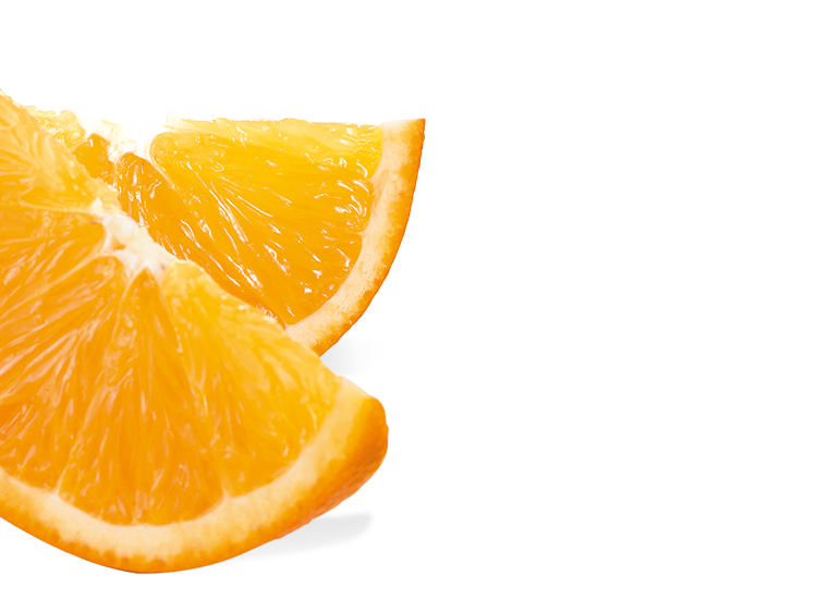 Orangen links