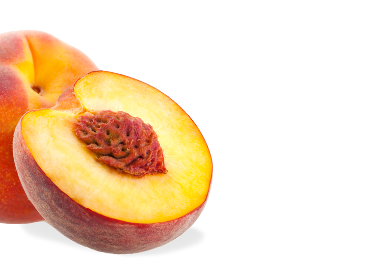 Pfirsich links